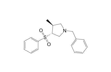 (3R,4S)-1-benzyl-3-besyl-4-methyl-pyrrolidine