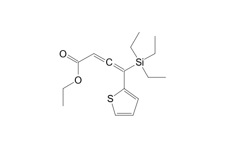 ETHYL-4-(2-THIOPHENYL)-4-TRIETHYLSILYLBUTA-2,3-DIENOATE