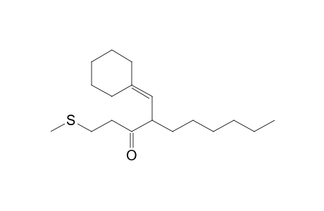 4-(Cyclohexylidenemethyl)-1-(methylthio)decan-3-one