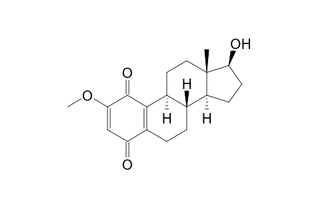(8S,9S,13S,14S,17S)-17-hydroxy-2-methoxy-13-methyl-6,7,8,9,11,12,14,15,16,17-decahydrocyclopenta[a]phenanthrene-1,4-dione