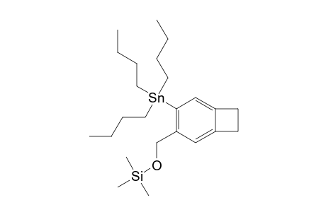 4-TRIMETHYLSILYLOXYMETHYL-5-TRI-N-BUTYLSTANNYL-CYCLOBUTABENZENE