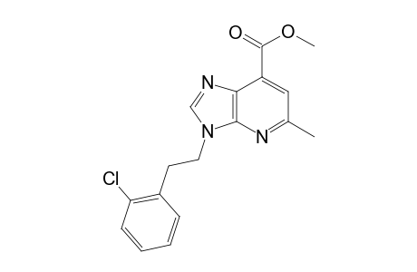 Methyl 3-[2-(2-chlorophenyl)ethyl]-5-methyl-3H-imidazo[4,5-b]pyridine-7-carboxylate