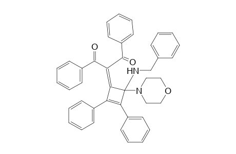 1-Benzylamino-2-dibenzoylmethylene-1-morpholino-3,4-diphenyl-3-cyclobutene