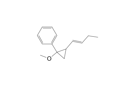 2-((E)-1-Butenyl)-1-methoxy-1-phenylcyclopropane