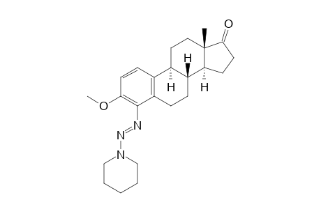3-Methoxy-4-[3',3'-(1",5"-pentadiyl)triazenyl]estra-1,3,5(10)-trien-17-one