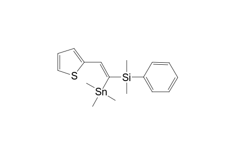 1-(Dimethylphenylsilyl)-2-(2'-thienyl)-1-trimethylstannyl-etheneane