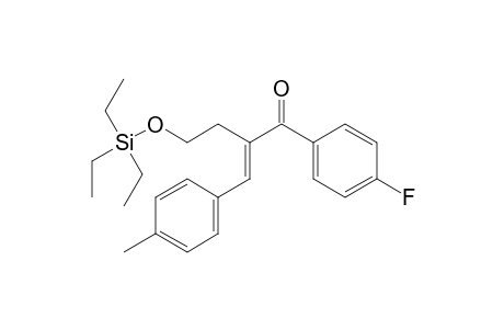(2E)-1-(4-fluorophenyl)-2-(p-tolylmethylene)-4-triethylsilyloxy-butan-1-one
