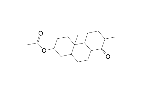 1(2H)-Phenanthrenone, 7-(acetyloxy)dodecahydro-2,4b-dimethyl-, [2S-(2.alpha.,4a.alpha.,4b.beta.,7.beta.,8a.alpha.,10a.beta.)]-