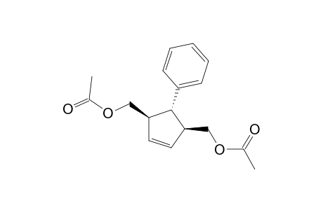(3R,4R,5S)-4-Phenyl-3,5-bis(acetoxymethyl)cyclopentene