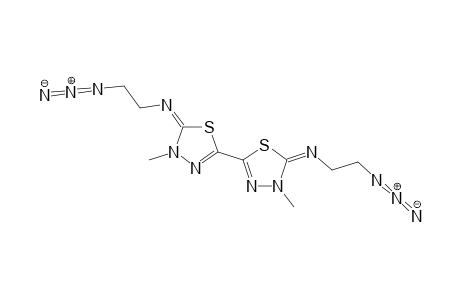2,2'-bis[5-(2-azidoethylimino)-4,5-dihydro-4-methyl-1,3,4-thiadiazole]