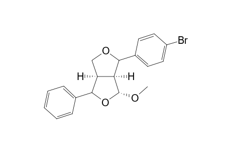 (1R,4R,5S)-4-exo-Methoxy-6-endo-(p-bromophenyl)-2-endo-phenyl-3,7-dioxabicyclo[3.3.0]octane