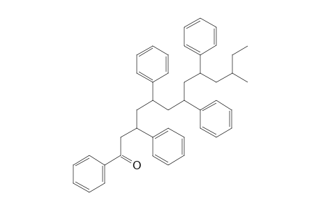 11-methyl-1,3,5,7,9-pentakis-phenyl-tridecan-1-one