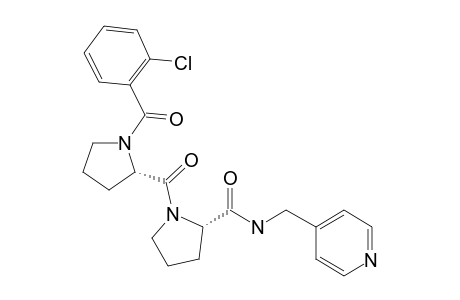 (S)-1-((2-Chlorobenzoyl)-L-prolyl)-N-(pyridin-4-ylmethyl)pyrrolidine-2-carboxamide