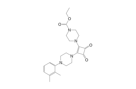 1-piperazinecarboxylic acid, 4-[2-[4-(2,3-dimethylphenyl)-1-piperazinyl]-3,4-dioxo-1-cyclobuten-1-yl]-, ethyl ester