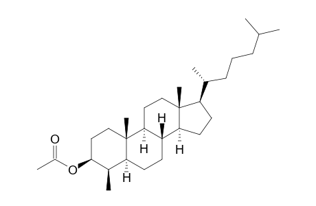 4-BETA-METHYL-5-ALPHA-CHOLESTAN-3-BETA-YL-ACETATE