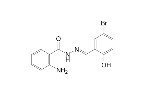 anthranilic acid, (5-bromosalicylidene)hydrazide