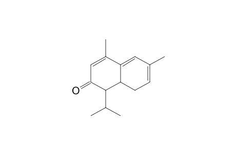 2(1H)-Naphthalenone, 8,8a-dihydro-4,6-dimethyl-1-(1-methylethyl)-, cis-