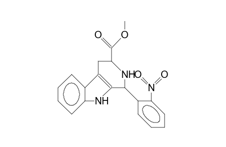 cis-(3-[Methoxycarbonyl]-1,2,3,4-tetrahydro-9H-pyrido[3,4-B]indol-1-yl)-(2-nitro-benzene)