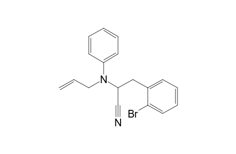 2-(N-Allylanilino)-3-(o-bromophenyl)propanenitrile