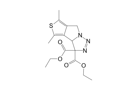 Diethyl 6,8-dimethyl-1,8b-dihydro-5H-thieno[3',4':3,4]pyrrolo[1,2-c][1,2,3]triazole-1,1-dicarboxylate