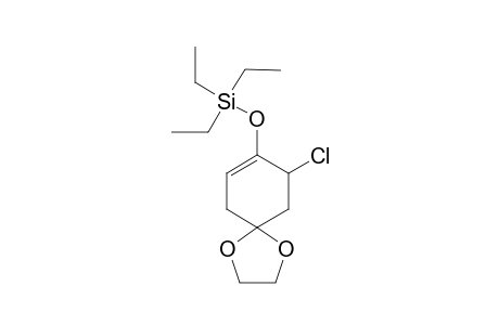 9-Chloro-8-((triethylsilyl)oxy)-1,4-dioxaspiro[4.5]dec-7-ene