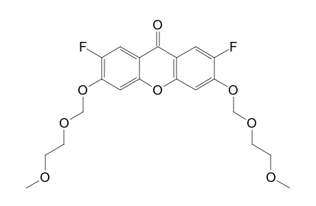 2,7-DIFLUORO-3,6-BIS-(2-METHOXYETHOXYMETHOXY)-XANTHEN-9-ONE