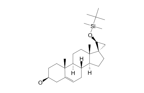 20-α-tert-butyldimethylsiloxy-17-α,21-α-cyclopregn-5-en-3-β-ol