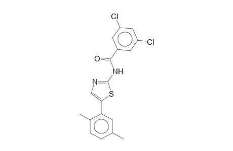 3,5-Dichloro-N-[5-(2,5-xylyl)-2-thiazolyl]benzamide