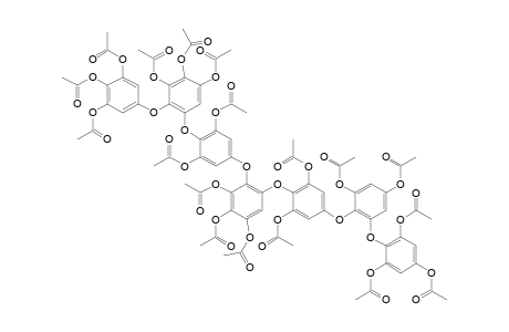 HEPTAFUHALOL-B-OCTADECAACETATE;#7;3,4,5-TRIACETOXY-1-[2,6-DIACETOXY-4-[2,4-DIACETOXY-6-[2,4,6-TRIACETOXYPHENOXY)-PHENOXY]-PHENOXY]-2-[3,5-DIACETOXY-4-[3,4,5-T