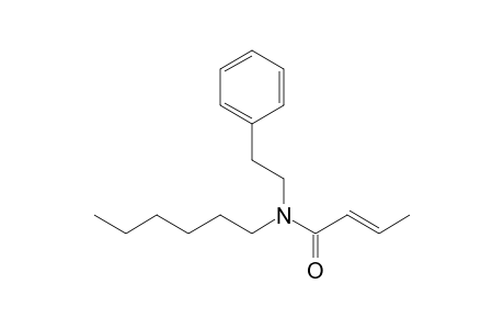 Crotonamide, N-(2-phenylethyl)-N-hexyl-