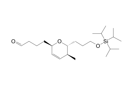4-[(2R,3S,6R)-3-methyl-2-(3-triisopropylsilyloxypropyl)-3,6-dihydro-2H-pyran-6-yl]butanal