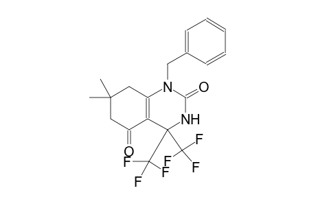 1-benzyl-7,7-dimethyl-4,4-bis(trifluoromethyl)-4,6,7,8-tetrahydro-2,5(1H,3H)-quinazolinedione