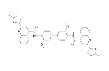 N-[3,3'-dimethoxy-4'-({[2-(5-methyl-2-furyl)-4-quinolinyl]carbonyl}amino)[1,1'-biphenyl]-4-yl]-2-(5-methyl-2-furyl)-4-quinolinecarboxamide