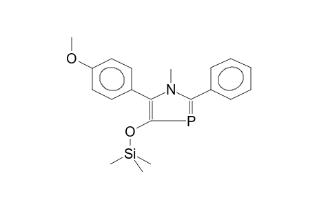 1-METHYL-4-TRIMETHYLSILYLOXY-2-PHENYL-5-PARA-METHOXYPHENYL-1,3-AZAPHOSPHOLE