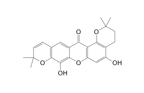 3,5-Dihydroxy-6',6'-dimethyl-2H-pyrano[2',3' : 6,7]-6",6"-dimethyl2H,4H-pyrano[2",3" : 1,2]-xanthone