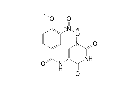 benzamide, 4-methoxy-3-nitro-N-(1,2,3,4-tetrahydro-2,4-dioxo-5-pyrimidinyl)-