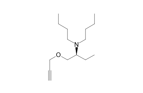 2(S)-(N,N-Dibutylamino)butyl propynyl ether