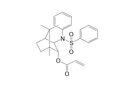 1,7,7-Trimethyl-3-[(phenylsulfonyl)anilino]bicyclo[2.2.1]hept-2-yl acrylate