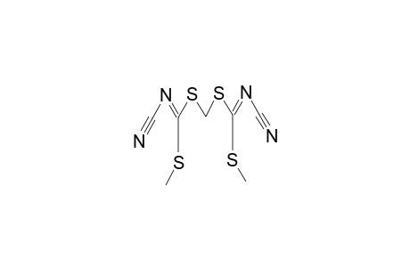 di(1-methylthio-1-cyanoiminomethylthio)methane