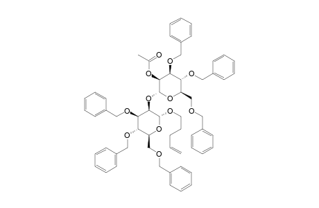 PENTENYL-O-(2-ACETYL-3,4,6-TRI-O-BENZYL-ALPHA-D-MANNOPYRANOSYL)-(1->2)-3,4,6-TRI-O-BENZYL-ALPHA-D-MANNOPYRANOSIDE