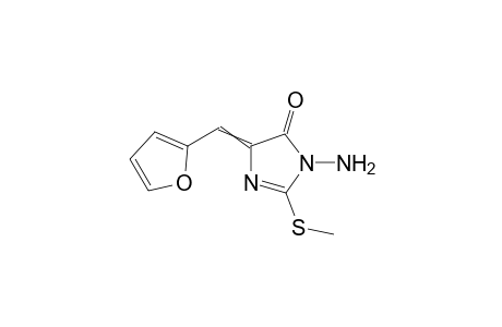 3-Amino-5-(2-furylmethylene)-2-methylsulfanyl-imidazol-4-one