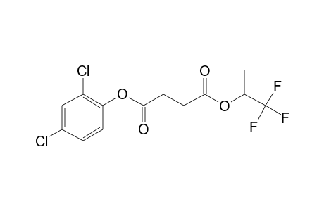 Succinic acid, 1,1,1-trifluoroprop-2-yl 2,4-dichlorophenyl ester