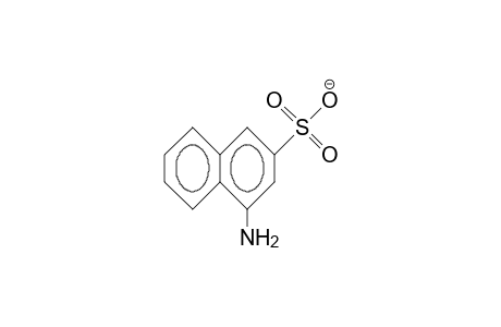 4-Amino-2-naphthalenesulfonic acid, anion