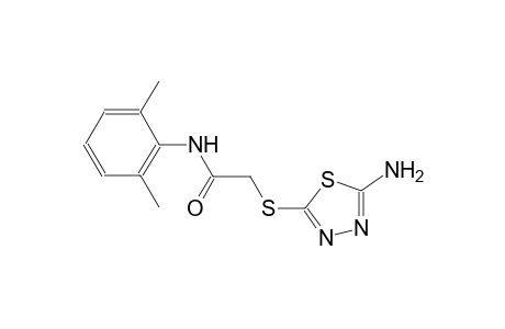 2-(5-Amino-[1,3,4]thiadiazol-2-ylsulfanyl)-N-(2,6-dimethyl-phenyl)-acetamide