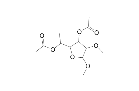 Mannofuranoside, methyl 6-deoxy-2-O-methyl-, diacetate