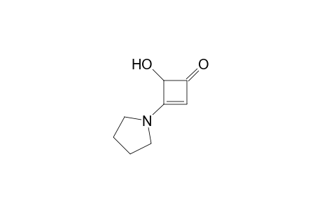 4-hydroxy-3-(1-pyrrolidinyl)-1-cyclobut-2-enone