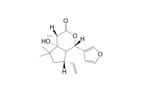 9-Ethenyl-5,7,7-trimethyl-2-(furnan-3-yl)-3-oxabicyclo[4.3.0]nonan-4-one isomer