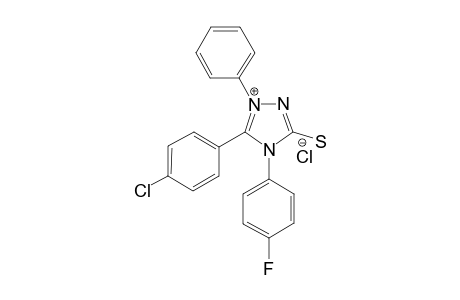 1-PARA-FLUOROPHENYL-4-PHENYL-5-PARA-CHLOROPHENYL-1,3,4-TRIAZOLIUM-2-THIOL-CHLORIDE