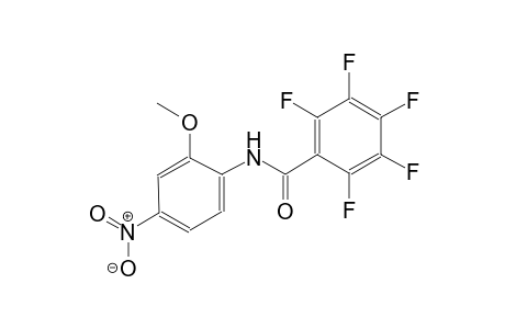 2,3,4,5,6-pentafluoro-N-(2-methoxy-4-nitrophenyl)benzamide
