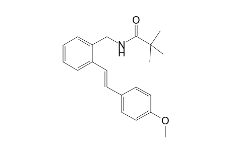 (E)-N-[2-(4-Methoxystyryl)benzyl]pivalamide